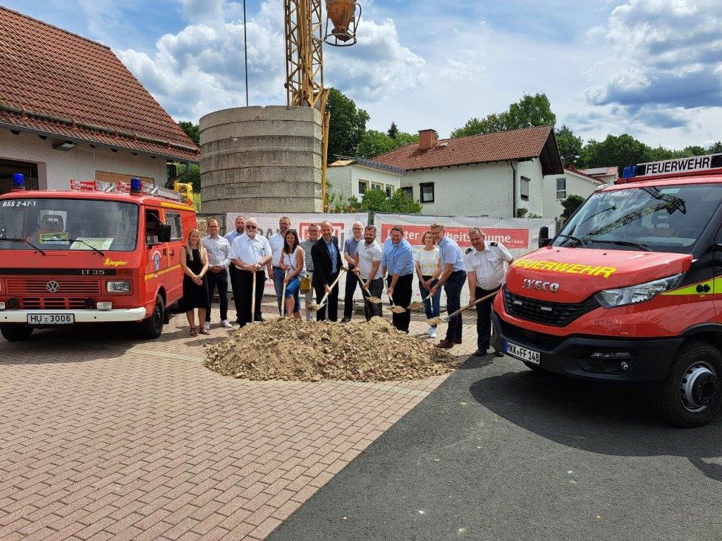 Feuerwehrhaus Alsberg Erster Spatenstich 2023 005